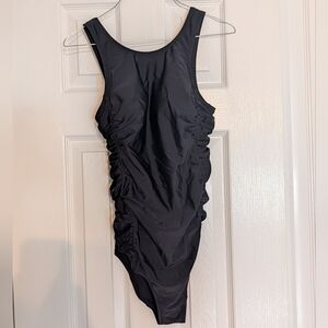 Motherhood Maternity Black One-Piece Swimsuit
